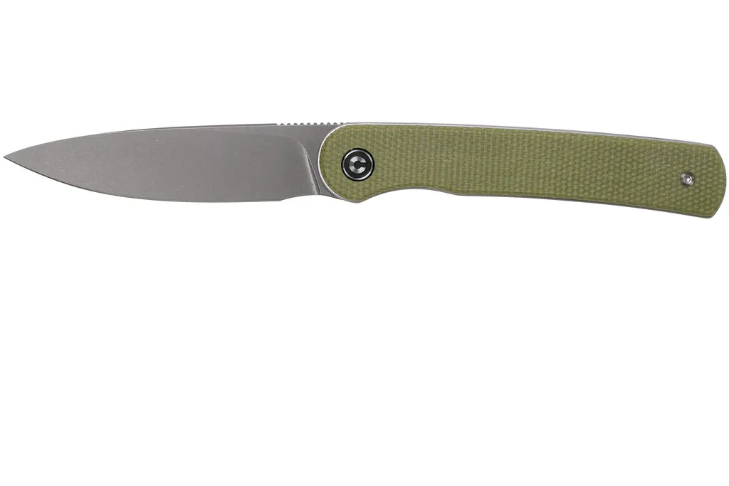 Civivi Stylum C20010B-B Olive Green Micarta couteau de poche, Ferrum Forge design