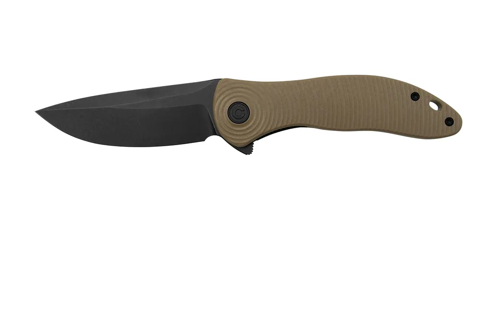 Civivi Synergy 3 C20075D-2 Tan G10, Nitro-V, couteau de poche, Jim O'Young design