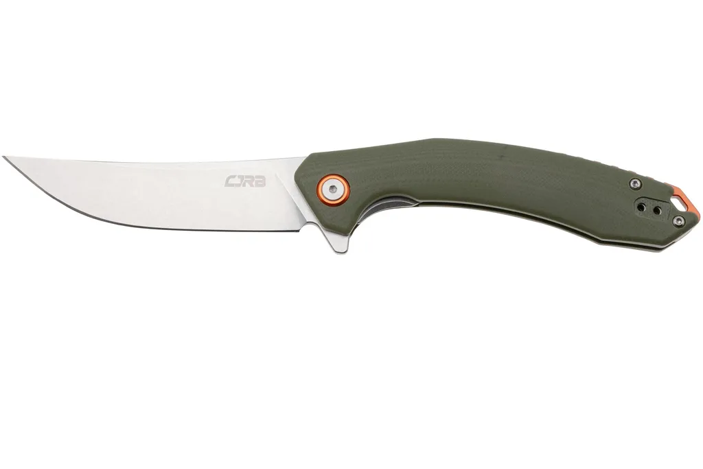 CJRB Gobi J1906-GNC, Stonewashed AR-RPM9, OD Green G10, couteau de poche