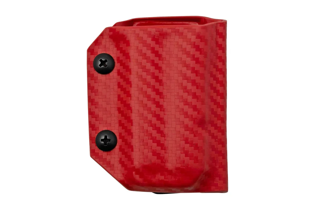 Clip And Carry Kydex Sheath Leatherman Wave, Wave Plus, Carbon Fiber Red LWAVE-CF-RED étui de ceinture