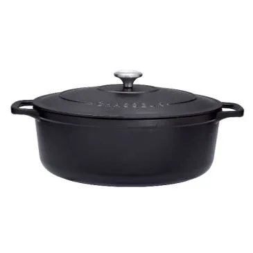 Cocotte en fonte ovale 35 cm Noire - Sublime - CHASSEUR