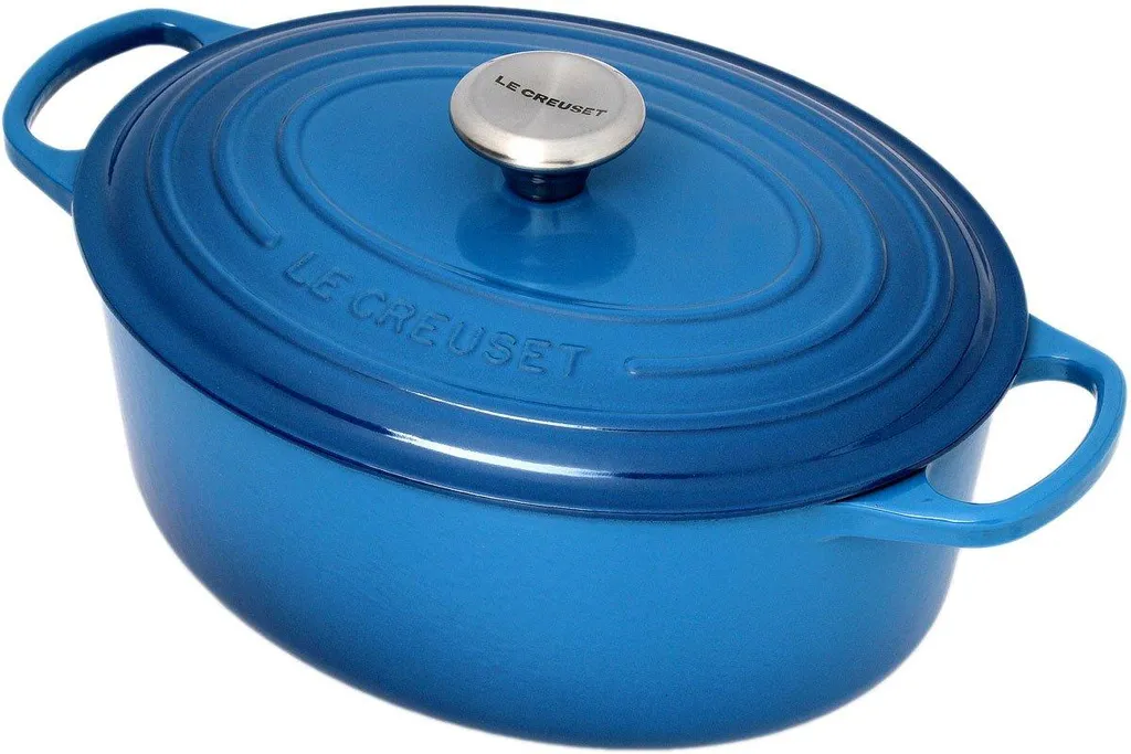 Cocotte ovale Le Creuset 29 cm, 4,7 L bleu
