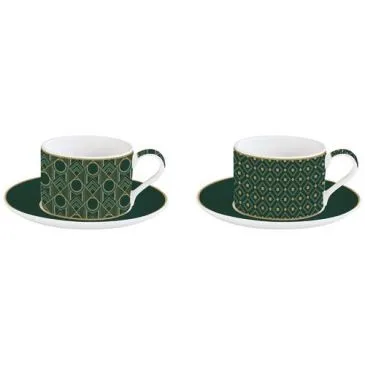 Coffret 2 tasses Déjeuner 24 cl - Charleston - EASY LIFE