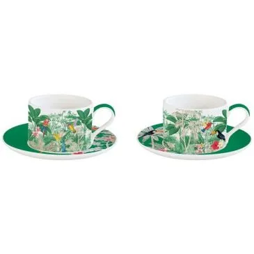 Coffret 2 tasses Déjeuner 24 cl - Exotic Heaven - EASY LIFE