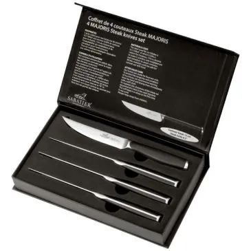 Coffret 4 couteaux à steak 12 cm - Majoris - Sabatier - ROUSSELON DUMAS SABATIER