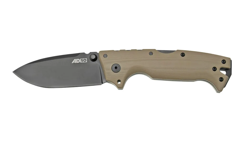 Cold Steel AD-10 Dark Earth CS28DDDEBK, couteau de poche, Andrew Demko design