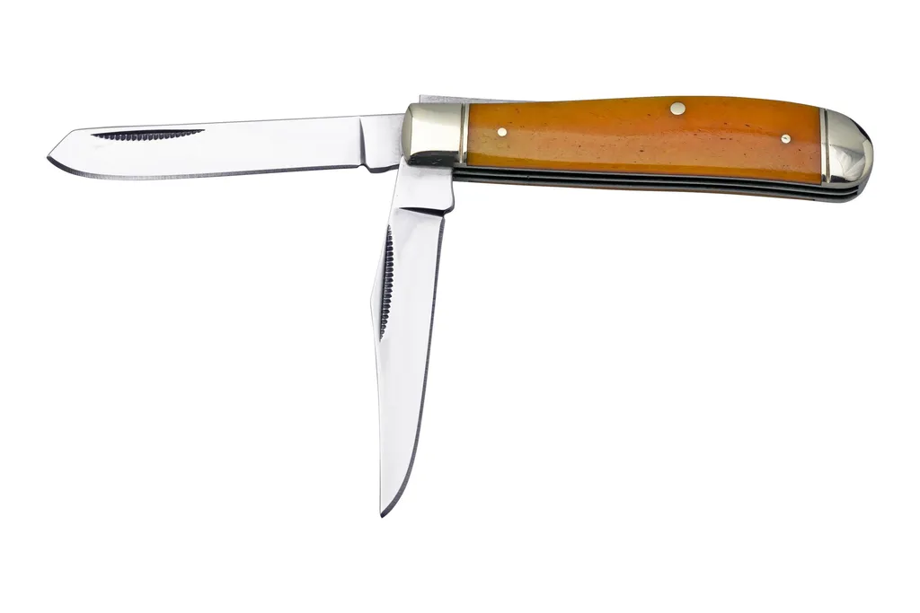 Cold Steel Mini Trapper FL-MTRPR-Y Yellow Bone, couteau de poche