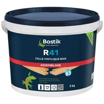 Colle bois R41 5kg - BOSTIK