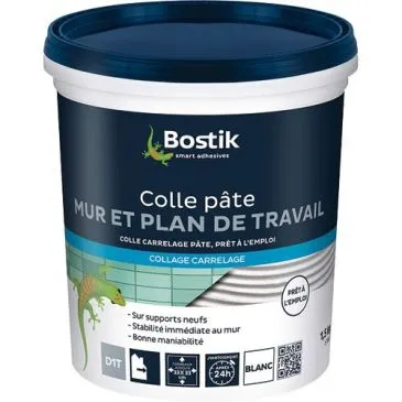 Colle carrelage pâte 1.5kg - BOSTIK