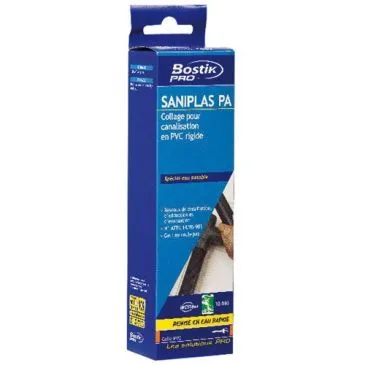 Colle pvc saniplas pa tube étui 125ml professionnelle - BOSTIK