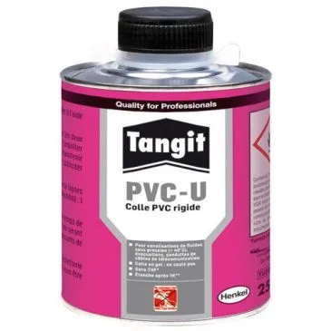 Colle tube et raccord en PVC - eau non potable - 250 g - TANGIT