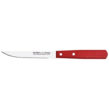 Couteau à steak 11 cm Rouge Cerise - Classic Bois - NOGENT