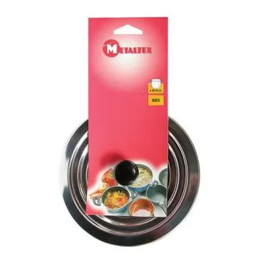 Couvercle inox diamètre 12 à 16 cm - METALTEX