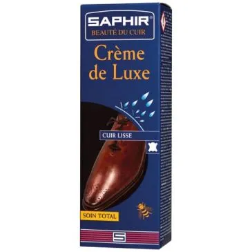 Crème de luxe tube 75ml applicateur incolore Saphir - SAPHIR