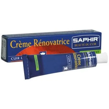 Crème rénovatrice cuir tube 25ml vert foncé Saphir - SAPHIR