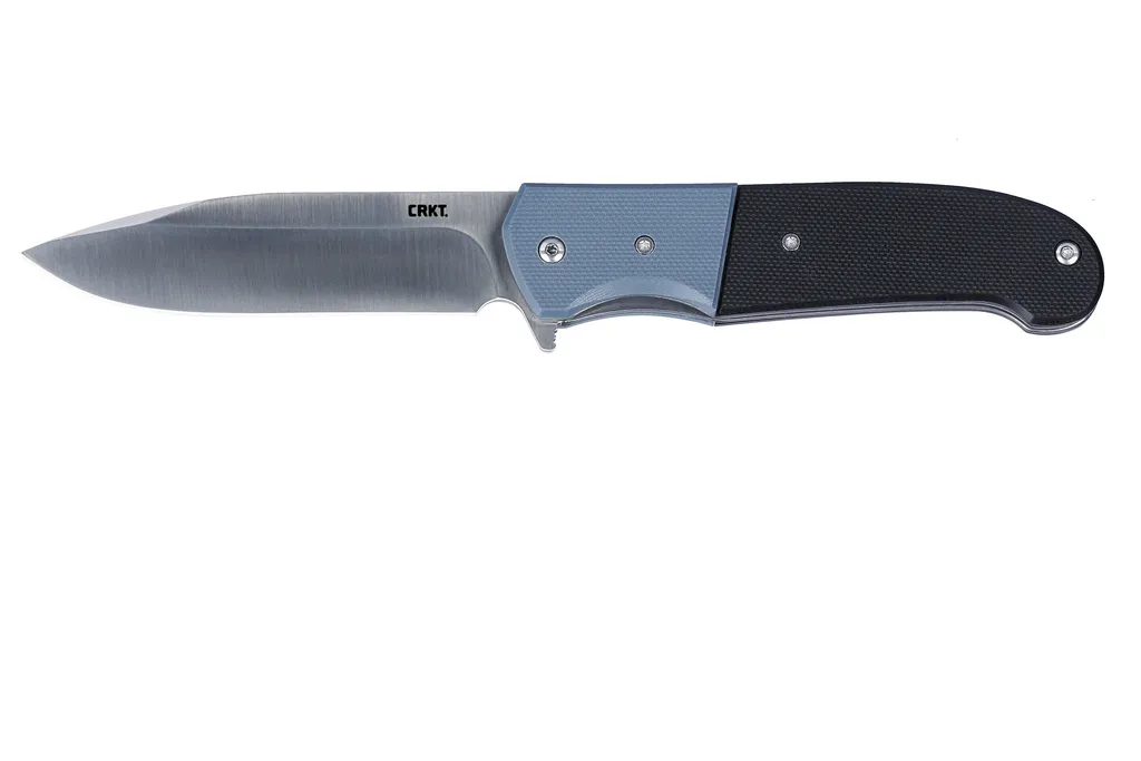 CRKT Ignitor Assisted, Silver couteau de poche, Ken Steigerwalt design