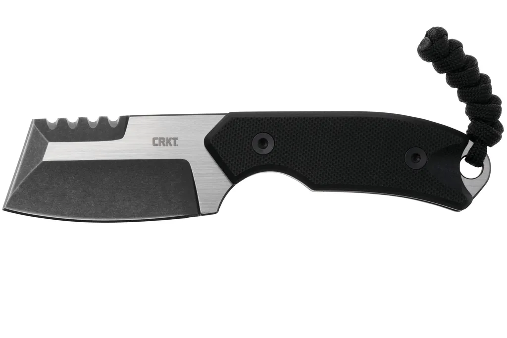 CRKT Razel Compact 4036 Black G10 couteau à lame fixe, Jon Graham design