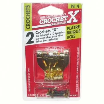 Crochet X N°0 - avec aiguilles - lot de 12 - CROCHET X