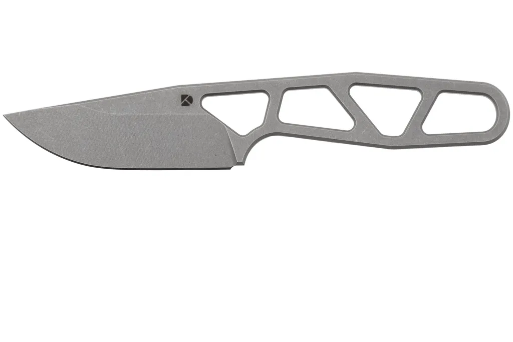 Daily Customs Small AK2 Drop Point, Stonewashed MagnaCut, couteau fixe, Alex Kremer design