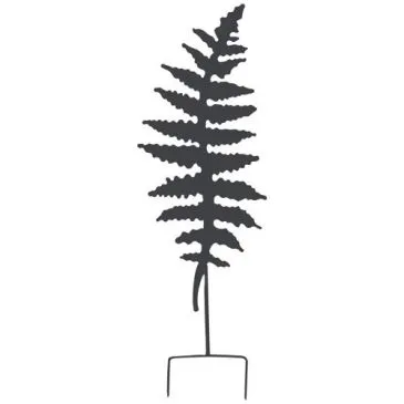 Déco en métal à planter fougère 25x70cm anthracite - LOUIS MOULIN