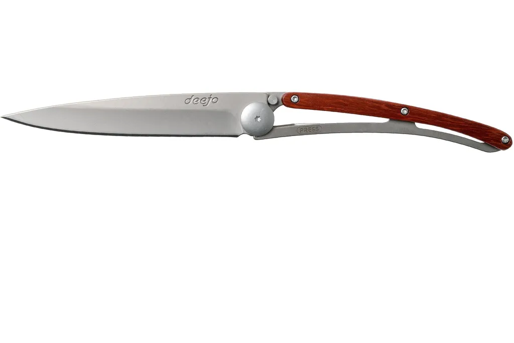 Deejo Wood 37g, Bois Corail 1CB005 couteau de poche