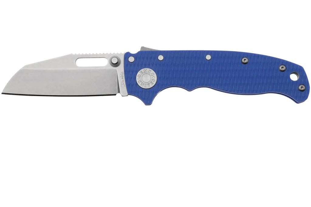 Demko Knives AD20.5 Shark-Lock CPM 20CV Shark Foot AD205-20CV-BLUG10-SF Blue G10, couteau de poche