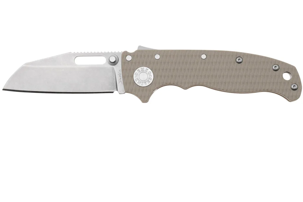 Demko Knives AD20.5 Shark-Lock CPM 3V Shark Foot AD205-3V-SFCT Coyote G10, couteau de poche