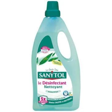 Désinfectant nettoyant multi-surface eucalyptus 1 L - SANYTOL