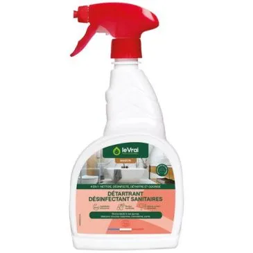 Détartrant désinfectant sanitaires 750ml - LE VRAI PRO MAISON
