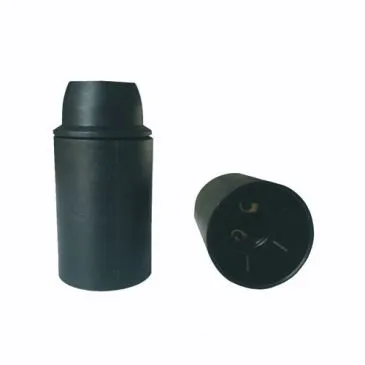 Douille E14 abs noir chemise vrac - INOTECH