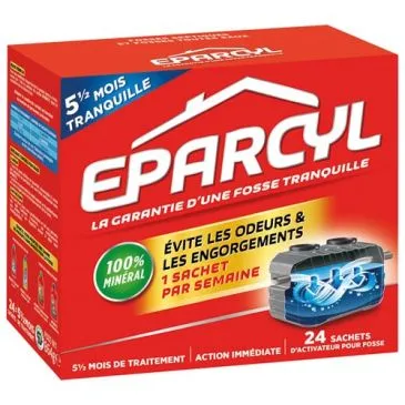 Eparcyl entretien fosse 22 doses= 5 et 1/2mois de traitement - EPARCYL