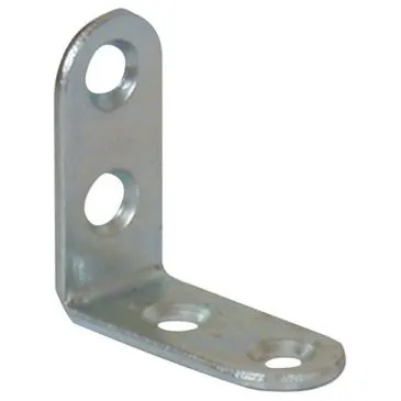 Equerre chaise têtes rondes - zingué blanc - 15 x 2 x 60 mm - sachet de 25 - AFBAT