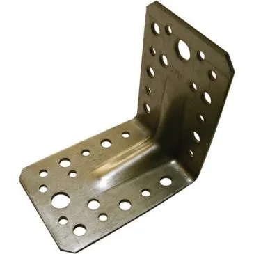 Equerre d'assemblage renforcée - L : 70 mm - 55 x 70 x 2.5 mm - 20 trous D5 - AFBAT