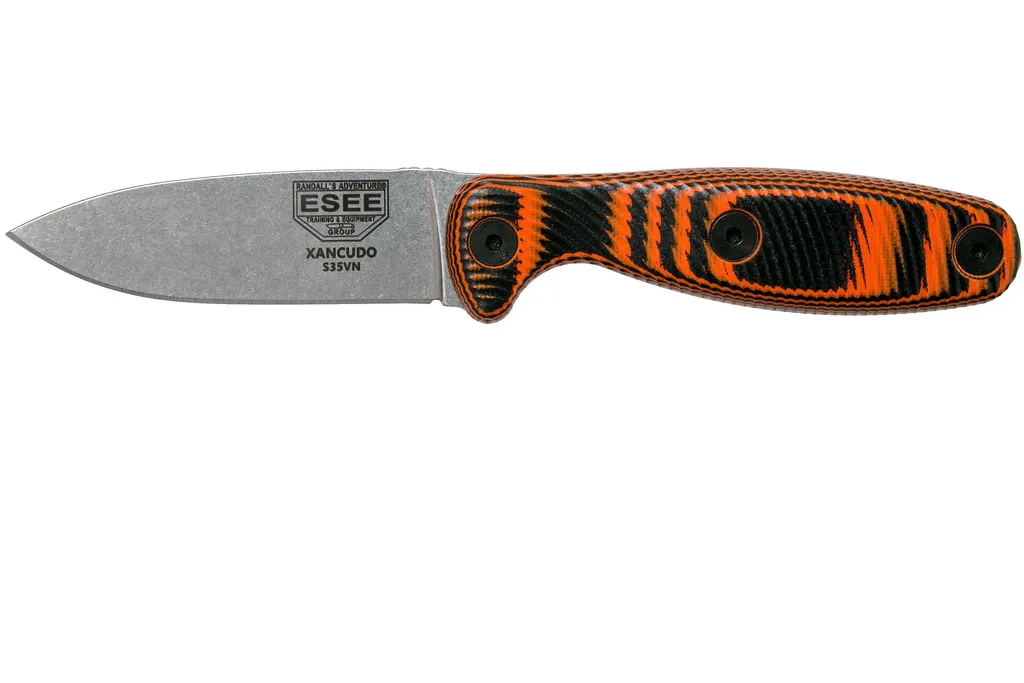 ESEE Xancudo S35VN Black-Orange G10 no hole XAN2-006 couteau fixe