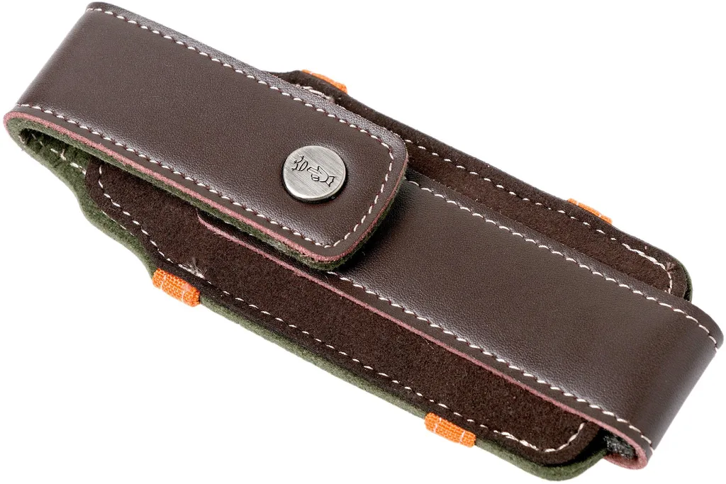 Etui Opinel L en cuir et coton canvas