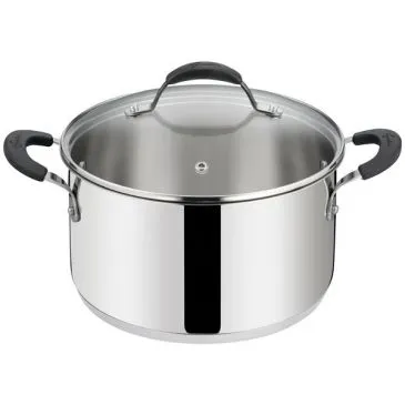 Faitout 20 cm + couvercle - Tempra Inox - LAGOSTINA