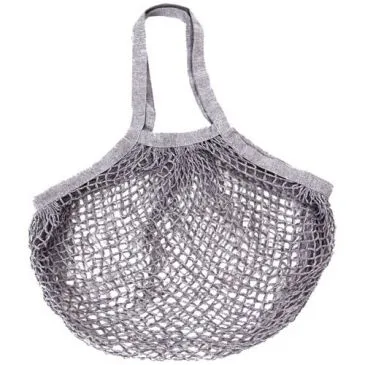 Filet à provisions en coton gris - SIDEBAG