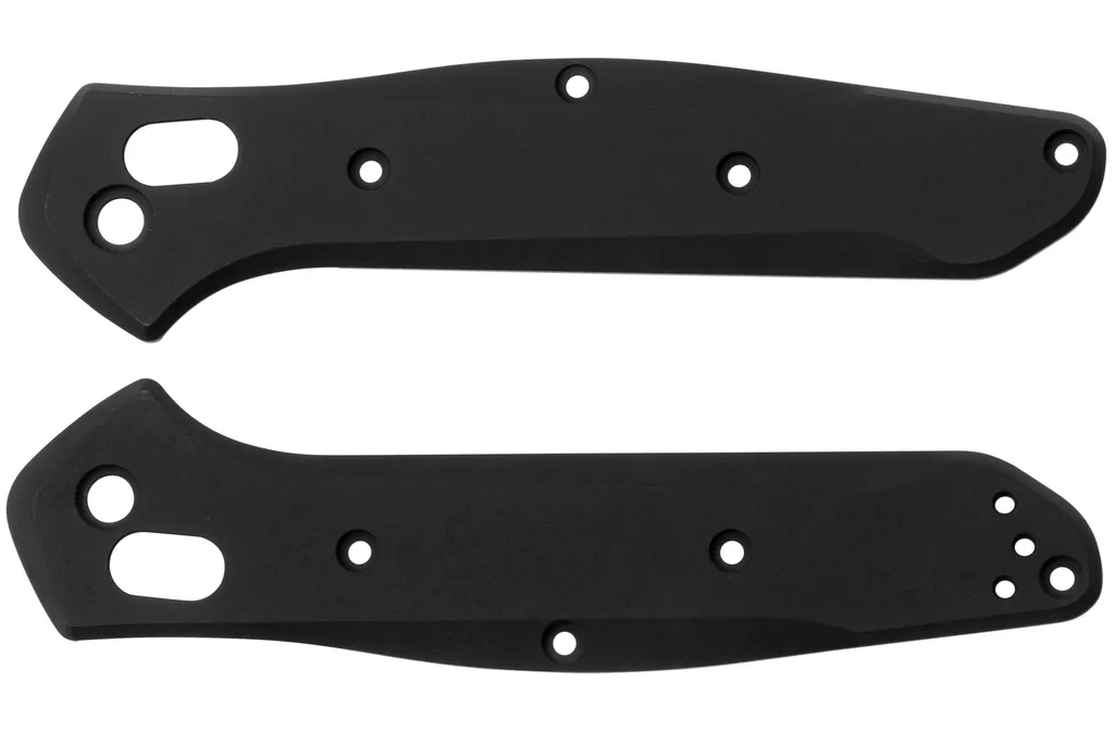 Flytanium Benchmade 940 Osborne Handle Kit 1150 Black DLC Titanium Radar Scales, Titanium Hardware