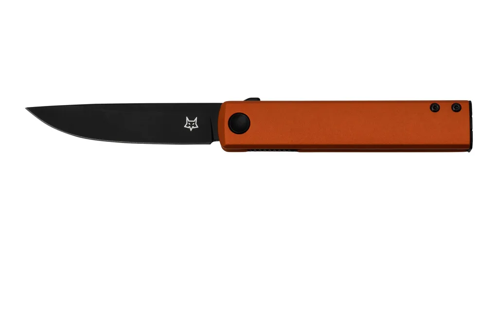 Fox Knives Chnops, FX-543 ALO, Orange Aluminum, Black Becut, couteau de poche, Riccardo Gobbato design