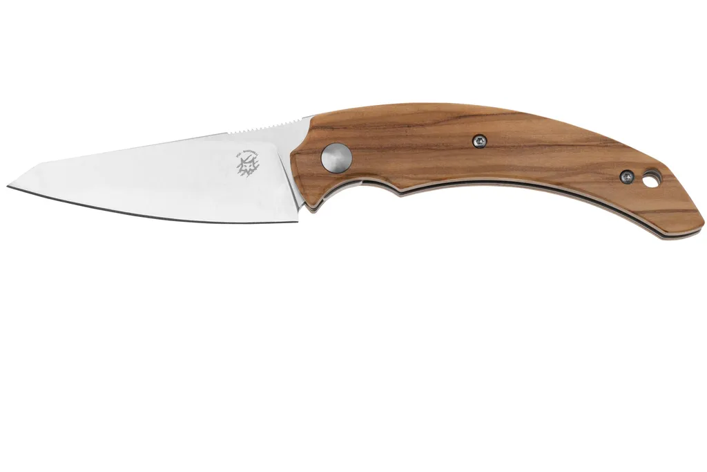 Fox Knives Fides FX-539 OL Satin AISI 303, Olive Wood couteau de poche, Bastinelli design