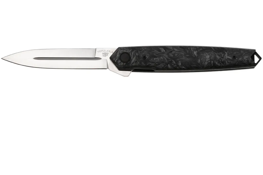 Fox Pacifico FX-ATC-OG02 MCF Satin MagnaCut, Marbled Carbonfiber, couteau de poche, Terzuola design