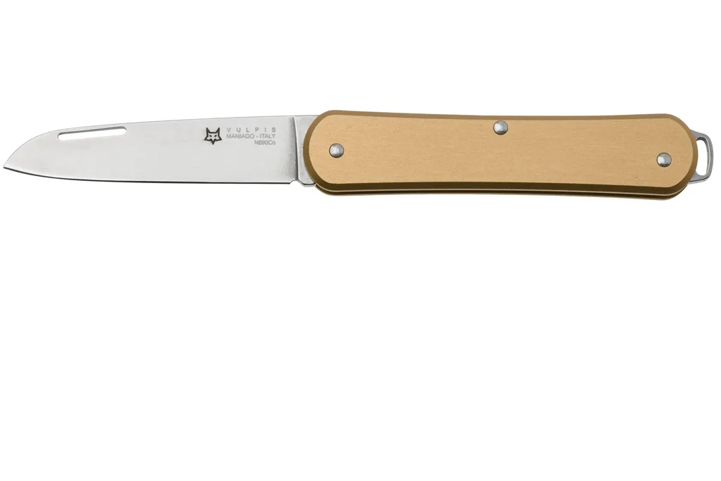 Fox Vulpis KA-VP130BR, 1 Tool, Aluminium Bronze, couteau de poche suisse, Knivesandtools Exclusive