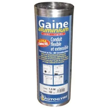 Gaine flexible alu d.150 3ml filet - STRULIK