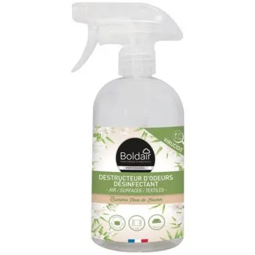 Gel destructeur d'odeurs désinfectant parfum bambou jasmin 500 ml - BOLDAIR