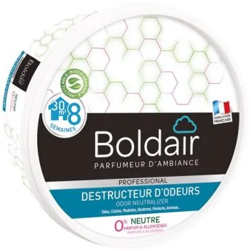 Gel destructeur d'odeurs neutre 300 g  - BOLDAIR