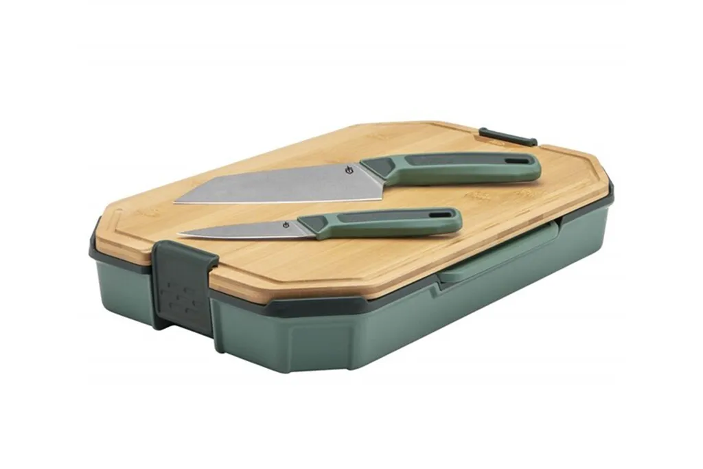 Gerber ComplEAT Cutting Board Set 13658167476 planche à découper et ensemble de couteaux pour l'extérieur