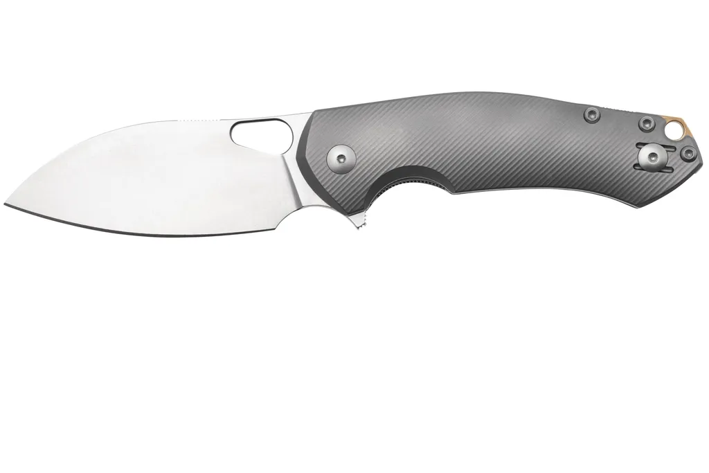 GiantMouse ACE Biblio XL Titanium, Vanadis, couteau de poche, Ansø et Voxnaes design