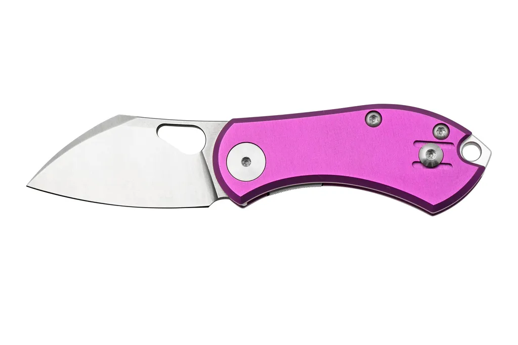 GiantMouse ACE Nibbler Violet Aluminum, N690 couteau de poche, Ansø et Voxnaes design