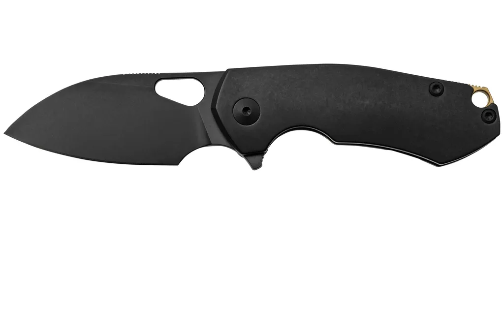 GiantMouse ACE Riv RIV-PVD-TI, Titanium, M390, couteau de poche, Voxnaes & Anso design