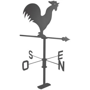 Girouette coq 45 x 74 cm anthracite - LOUIS MOULIN
